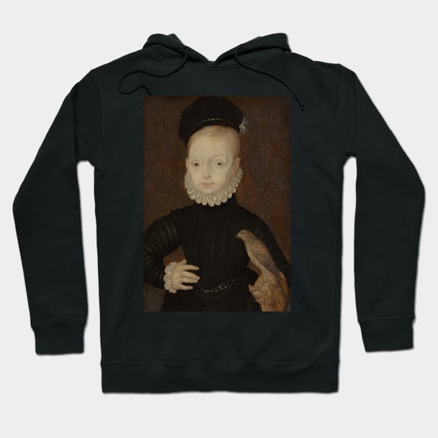 James VI and I, 1566 - 1625. King of Scotland 1567 - 1625. King of England and Ireland 1603 - 1625 by Arnold Bronckorst Hoodie by Classic Art Stall